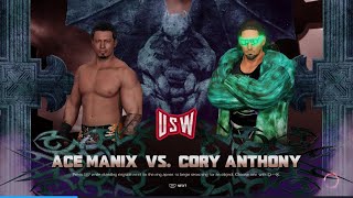 Ace Manix Vs Cory AnthonyUSW Halloween Special [upl. by Ennayelhsa]