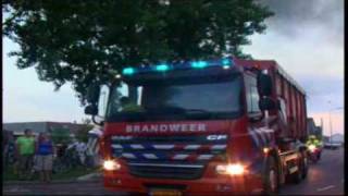 Grote brand in Sint Maartensdijk [upl. by Aniloj]