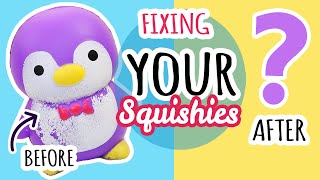 Squishy Makeovers Fixing Your Squishies 20 [upl. by Llemej]