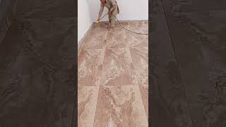 How to CLEAN grout Lines the easy way  how to cleen dust from floor tile space [upl. by Macswan]