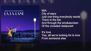 La La Land  City of Stars DUET  Lyrics [upl. by Rimaa99]