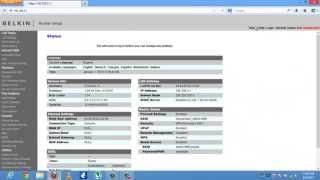 How to configure Wireless settings on belkin router [upl. by Warren]