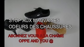 COMMENT ELIMINER LES MAUVAISES ODEURS DES CHAUSSURES [upl. by Etnor191]