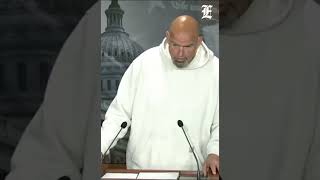 Fetterman joins in Democratic chorus and urges Biden to use 14th Amendment shorts [upl. by Hebrew]