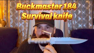 Buckmaster 184 survival knife🤩 [upl. by Kentiga]