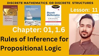 Lesson 11 Rules of Inference for Propositional Logic  Rules of Inference in Discrete Mathematics [upl. by Adnal]