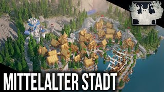 Minecraft MITTELALTER Stadt mit Hafen  Cinematic [upl. by Brenza325]