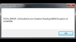 Lỗi không mở được autocad 2007 [upl. by Ahsyla]
