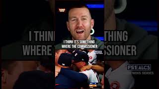 Todd Frazier says 2017 Astros cheating scandal still stings mlb baseball yankees houstonastros [upl. by Nicolau]