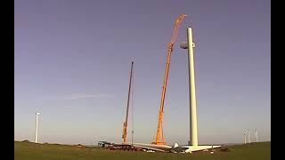 Vestas V52 Turbines at Skehanagh Wind Farm [upl. by Flosser]