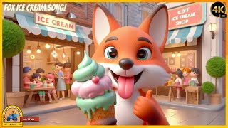 Foxies Ice Cream Dance 🎶🦊  Sweet Fun for Kids [upl. by Nyssa]