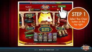 Redeeming a DoubleDown Casino Promo Code on a Desktop Computer [upl. by Stagg]