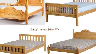 Pine Double Bed Frame and Mattress Designs [upl. by Winou275]