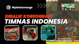 DIBALIK KOREOGRAFI LA GRANDE INDONESIA  INDONESIA VS JEPANG platsisorange timnasindonesia [upl. by Ennavoj]