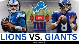 Lions vs Giants Live Streaming Scoreboard PlayByPlay Game Audio amp Highlights  NFL Preseason [upl. by Dream477]