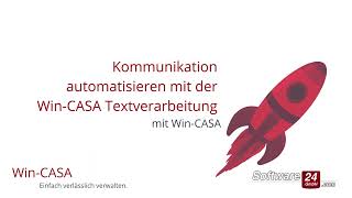 Webinar  Kommunikation automatisieren mit der WinCASA Textverarbeitung [upl. by Partan]