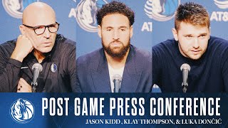 Jason Kidd Klay Thompson amp Luka Dončić  Post Game Press Conference GSW  111224 [upl. by Cecilio]