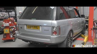 Range Rover TDV8 Vogue Custom Exhaust [upl. by Alvera]