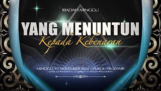 IBADAH LIVE STREAMING GEREJA TORAJA JEMAAT BINTARO MINGGU 17 NOVEMBER 2024 [upl. by Deer]