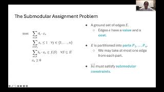 FOCS 2024 1C The Online Submodular Assignment Problem [upl. by Sascha]