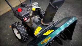 Yardworks 105HP 29quot Snowblower at idle [upl. by Aikehs]