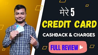 My 5 Credit Card Review HDFC SBI Axis Bank  Best Credit Cards for Rewards amp Cashback [upl. by Nahpets330]