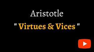 quotVirtues amp Vicesquot of Aristotle spoken reconstructed ancient Greek [upl. by Karub]