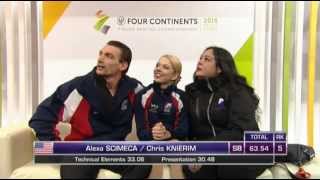 2015 4CC  Alexa Scimeca  Chris Knierim SP [upl. by Maillliw]