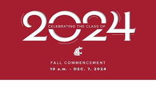 Fall 2024 Commencement [upl. by Suirred299]