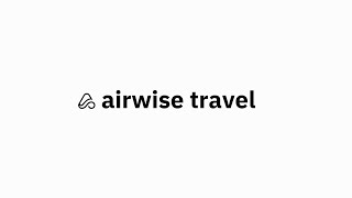 Airwise Travel  System Demo [upl. by Mathre]