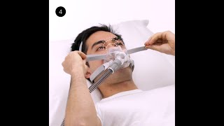 Managing leaks  Full face CPAP mask  ResMed AirFit™ F30 [upl. by Etna]