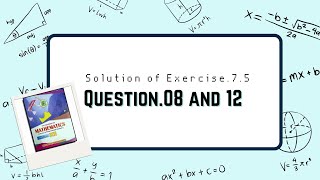 Analytical Geometry Exercise 75 Question 08 amp 12  part 10 For Class XII By Profile Academy [upl. by Morell433]