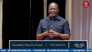 Governor Barazas Speech Infront Of President Ruto In Khwisero Kakamega County FULL SPEECH [upl. by Hgielyk]