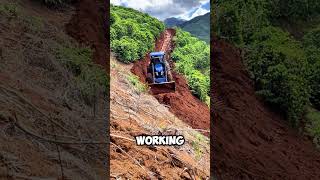 Extreme Work Carving Mountain Paths with Precision 🚜⛰️ shorts [upl. by Chariot135]