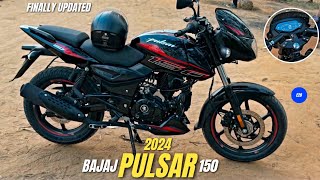 Finally Bajaj Pulsar 150 New Model 2024 Review New Digital Meter On Road Price [upl. by Batty]