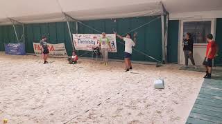 Tensostruttura Uisp beach tennis Grosseto [upl. by Girish893]