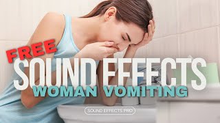 Vomiting Sounds That Make You Cringing  Gagging Sound Effect  Vomiting  FREE Sound Effects [upl. by Llehctim]