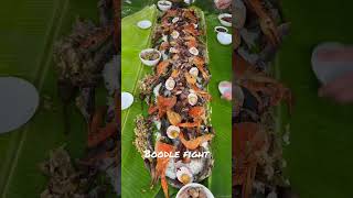 Boodle fight food mukbang pinoyfood lutongpinoy texas cookingathome lutongbahay [upl. by Ewart]