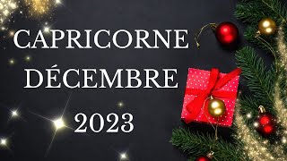 CAPRICORNE ♑ DÉCEMBRE 2023  UNE CONSCIENCE ÉCLAIRÉE ☘️☘️☘️ [upl. by Deanne536]