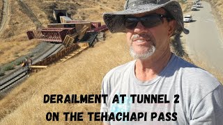 DERAILMENT AND CLEANUP ON THE TEHACHAPI [upl. by Gnah606]