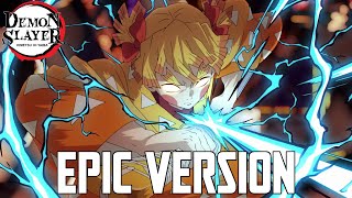 Demon Slayer S2 Zenitsu Godlike Speed Theme  EPIC VERSION Chad Zenitsu ⚡ [upl. by Sela]