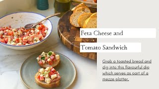 Feta Cheese and Tomato Sandwich [upl. by Voltmer896]