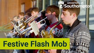 Festive Flash Mob on Campus  University of Southampton [upl. by Luar]