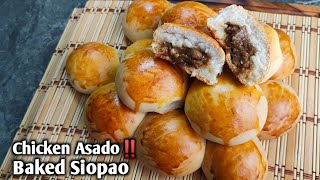 Chicken Asado Baked Siopao by mhelchoice Madiskarteng Nanay [upl. by Fillender442]