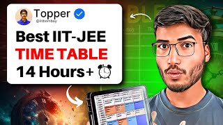 Best TIME TABLE to get into IIT for JEE 2025 amp 2026 [upl. by Nabi]