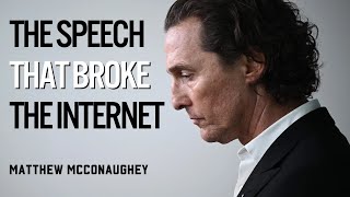 5 Minutes for the Next 50 Years  Mathhew McConaughey Motivational Speech [upl. by Olli909]