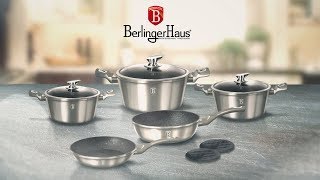 Berlinger Haus Metallic Line Carbon Edition 10PCS Cookware Set Presentation BH1219N [upl. by Nanine378]