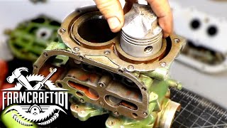 Total Rebuild Of My Two Stroke Johnson Engine [upl. by Sseb]