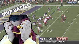 GAME OF THE YEAR Commanders vs Ravens REACTION VIDEO [upl. by Leelaj]