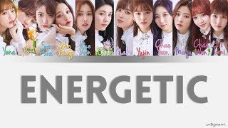 IZONE 아이즈원  에너제틱 Energetic Color Coded Lyrics HANROMENG [upl. by Teiluj]